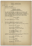 Moe Howard's 29pp. Script Dated July 1941 for The 1942 Three Stooges Film ''What's the Matador?'', With Working Title ''Run, Bull, Run'' -- Archival Repair to Cover, Else Very Good Condition